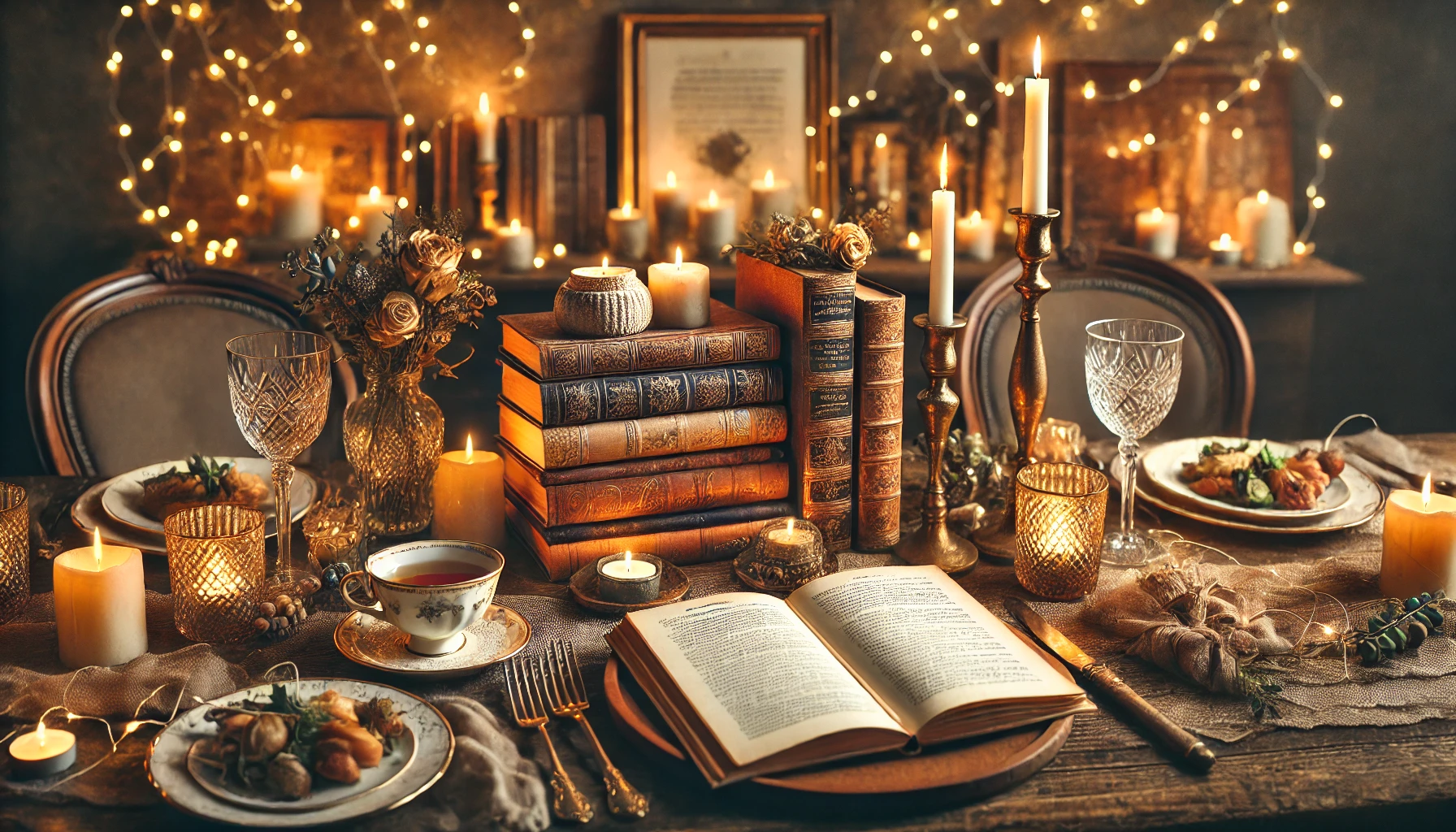 The Most Romantic Dinner Ideas for a Book-Lover’s Date Night